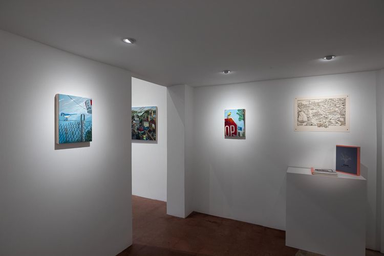 Installation view, Sandow Birk, Track 16, Hollywood · 2026 (3)