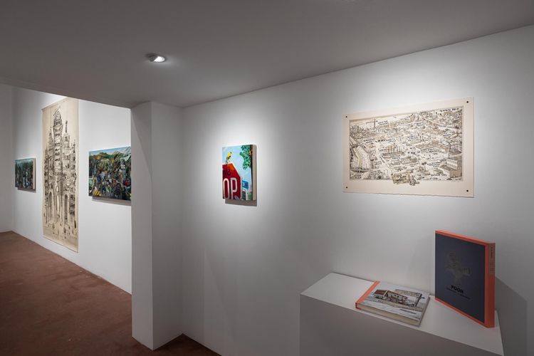 Installation view, Sandow Birk, Track 16, Hollywood · 2026 (5)