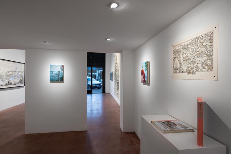 Installation view, Sandow Birk, Track 16, Hollywood · 2026 (11)