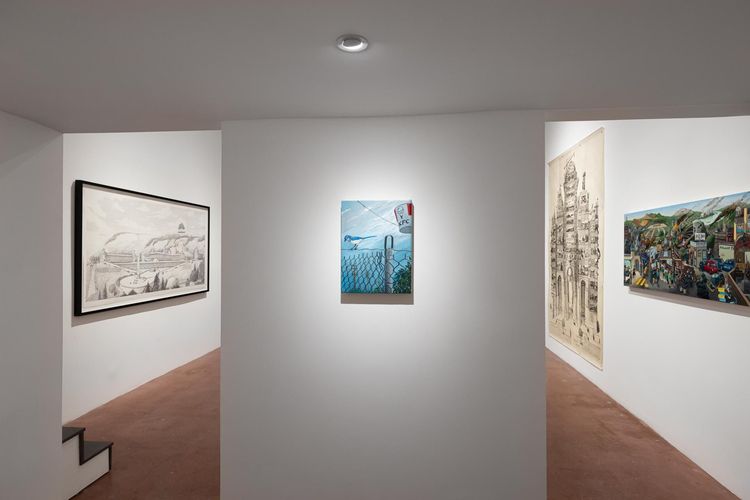 Installation view, Sandow Birk, Track 16, Hollywood · 2026 (4)