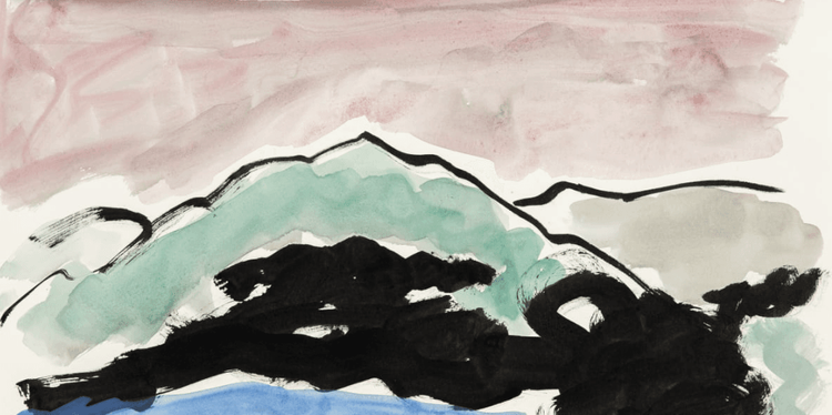 Installation view, On Paper, 1960-2021, Galerie Lelong