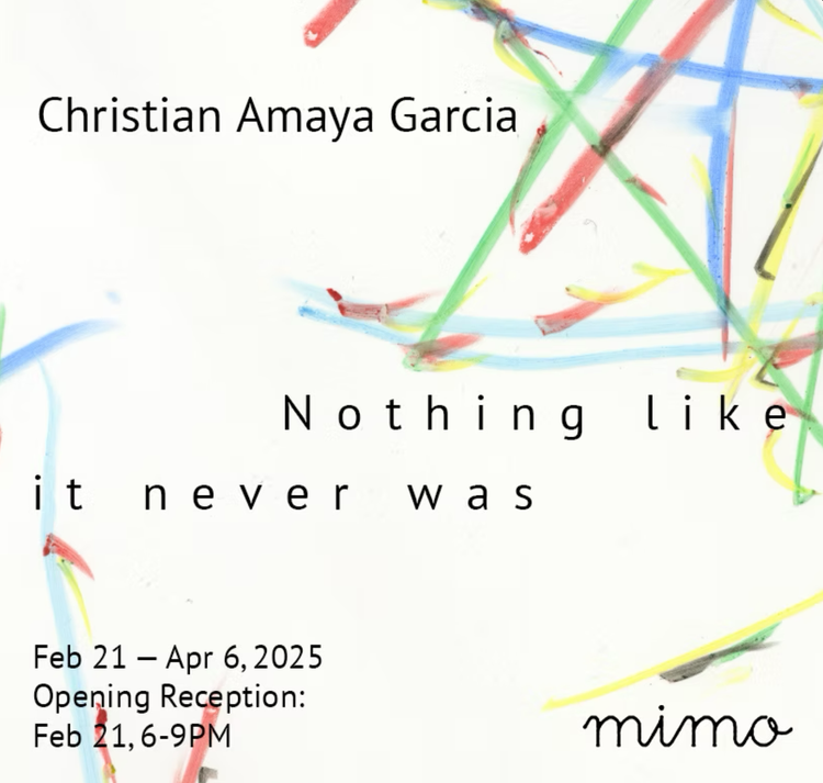 Installation view, Nothing like it never was, Mimo