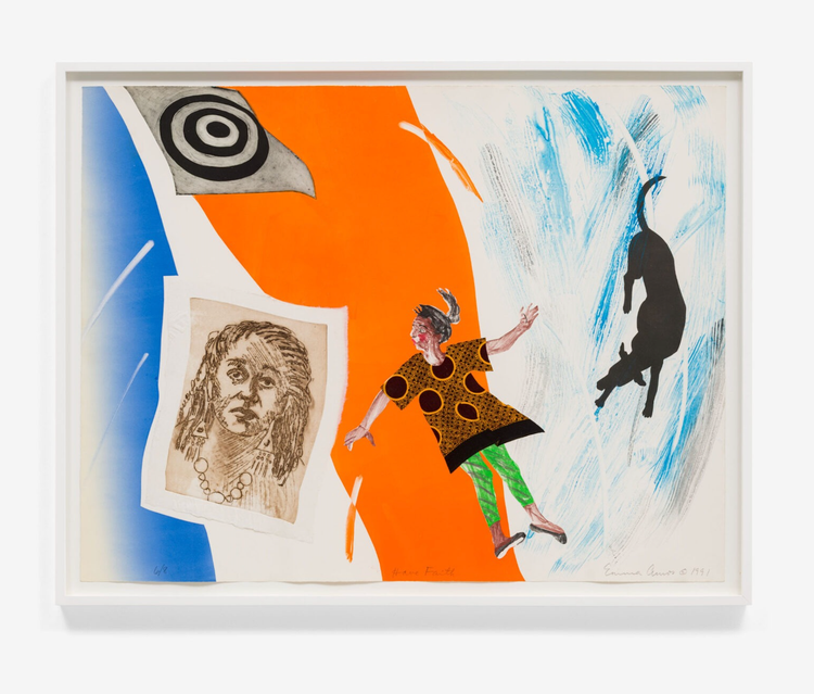 Installation view, Emma Amos, Alison Jacques · 2025 (13)