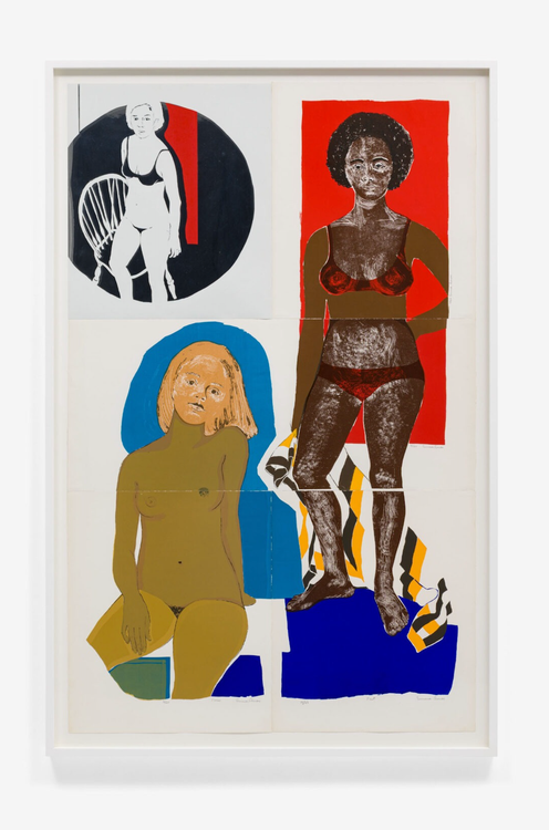Installation view, Emma Amos, Alison Jacques · 2025 (9)