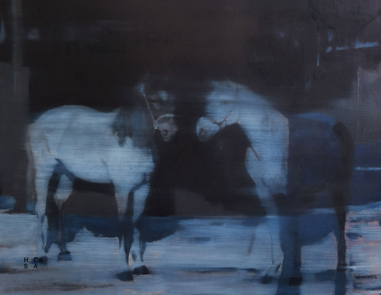 Installation view, Nightglow, Hannah Sloan
