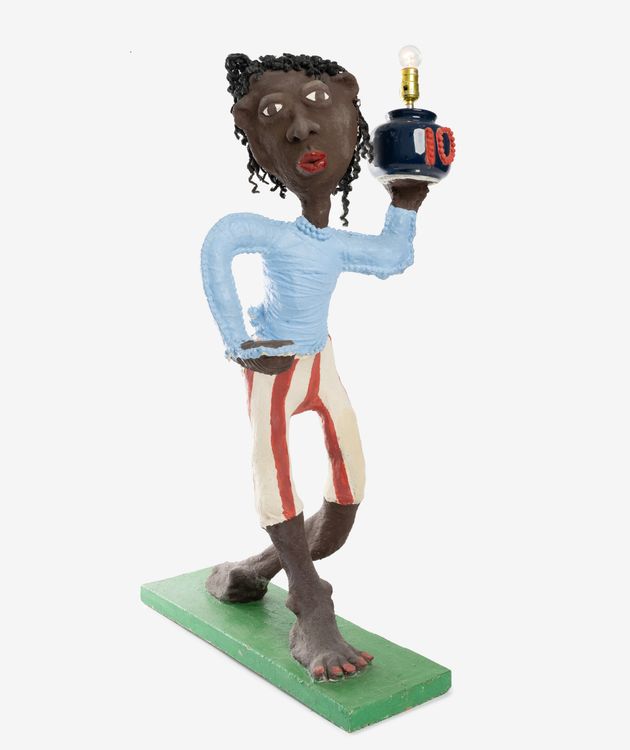 Installation view, Monumental: Sculpture by Dr. Charles Smith, Intuit Art Museum