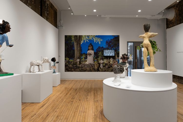 Installation view, Monumental: Sculpture by Dr. Charles Smith, Intuit Art Museum · 2026 (1)