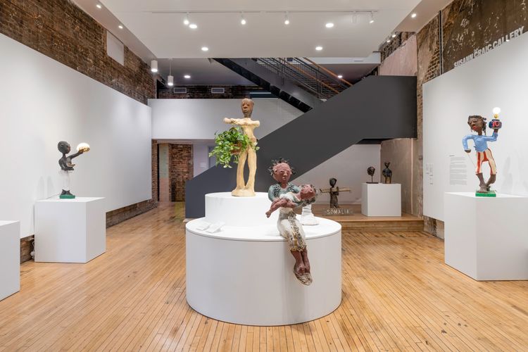 Installation view, Monumental: Sculpture by Dr. Charles Smith, Intuit Art Museum · 2026 (4)
