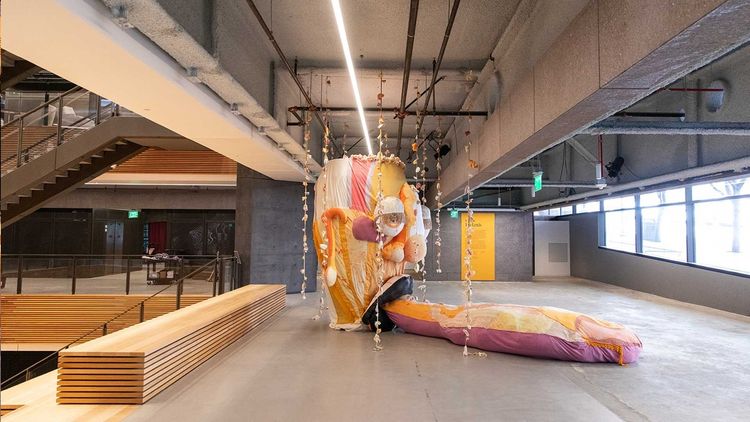 Installation view, Spotlight: Tau Lewis, ICA SF