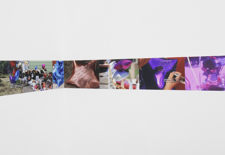 Installation view, The Spirit of American Youth Rising from the Waves (replica of a replica), Human Resources · 2025 (3)