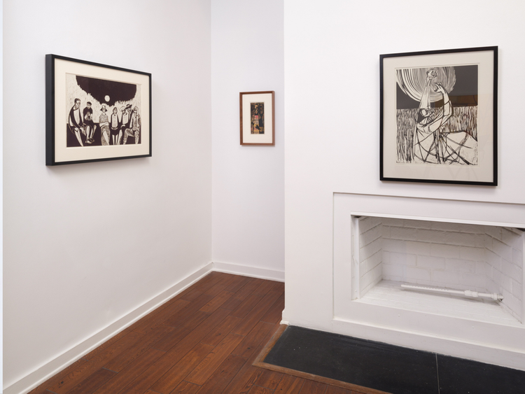 Installation view, The Work is Never Finished: Prints, Drawings, and Paintings, Louis Stern Fine Arts · 2026 (2)