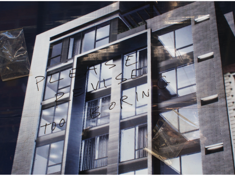 Installation view, Public Sentiment: Postcards from New York, Citygroup