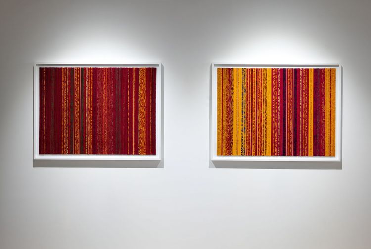 Installation view, Connective Threads, Patricia Sweetow Gallery