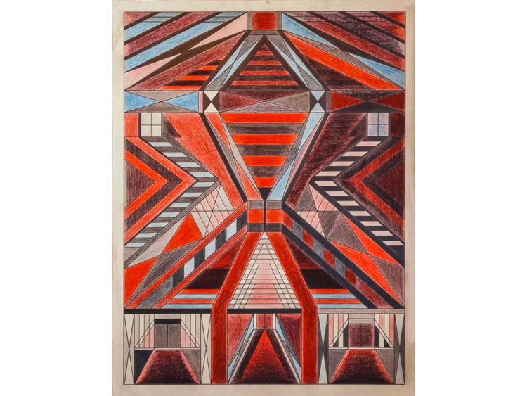 Installation view, Rhapsody in Red, Ricco Maresca
