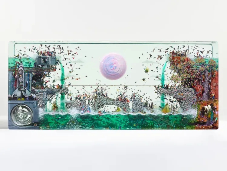 Installation view, If a bird's nest is nature, what is a house?, Almine Rech, Tribeca