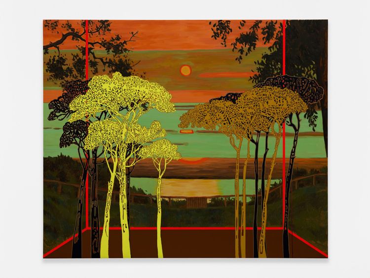 Installation view, Sunsetting, Vielmetter · 2025 (23)