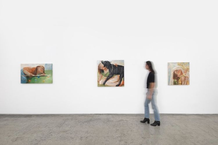 Installation view, Falon Stutzman: Woman Having a Hard Time, Megan Mulrooney · 2025 (1)