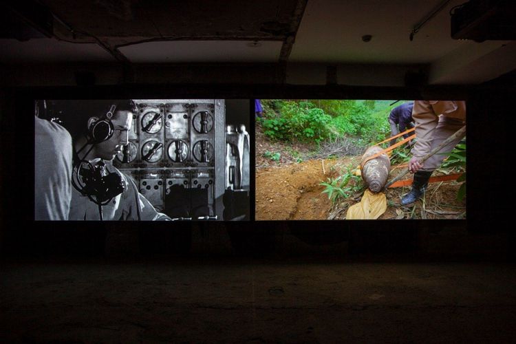 Installation view, Lullaby of Cannons for the Night, James Cohan Gallery, 291 Grand Street