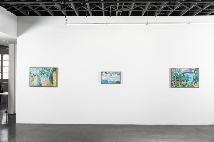 Installation view, William Roper-Curzon: Reflections of Mani, CULT Aimee Friberg, San Francisco, 2026