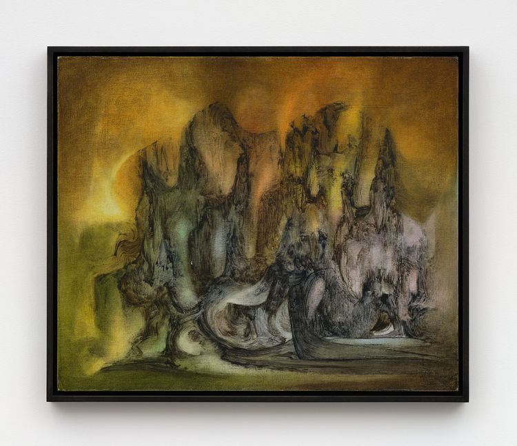 Alberto Valdés Untitled, c.1972 Oil on masonite 20 x 24 inches