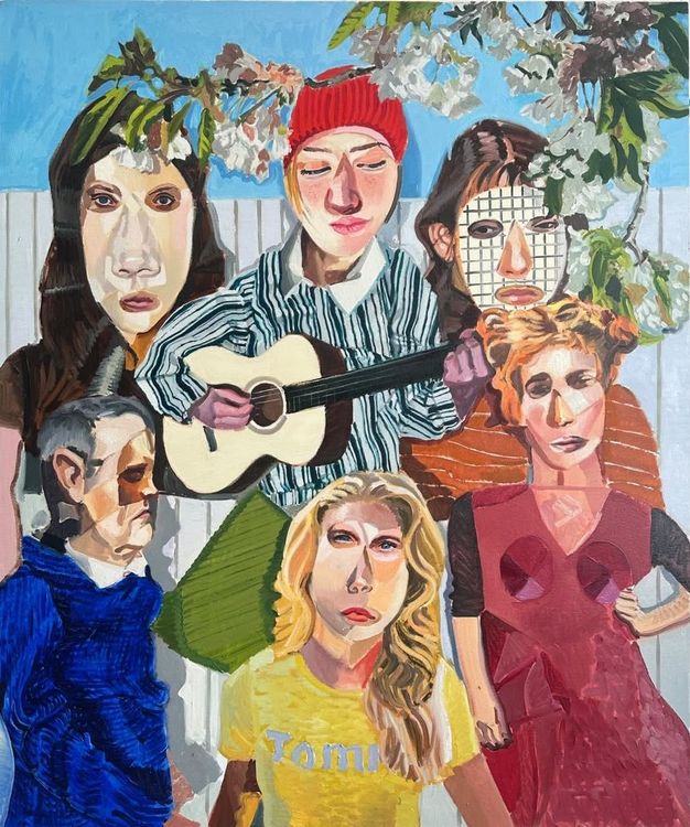 Installation view, Five String Serenade, Asya Geisberg Gallery