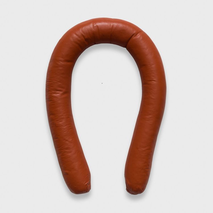 Adam Beris, Beef Polska, 2026. Acrylic paint on resin, 8 x 5.5 x 1.25 in (20.32 x 13.97 x 3.17 cm).
