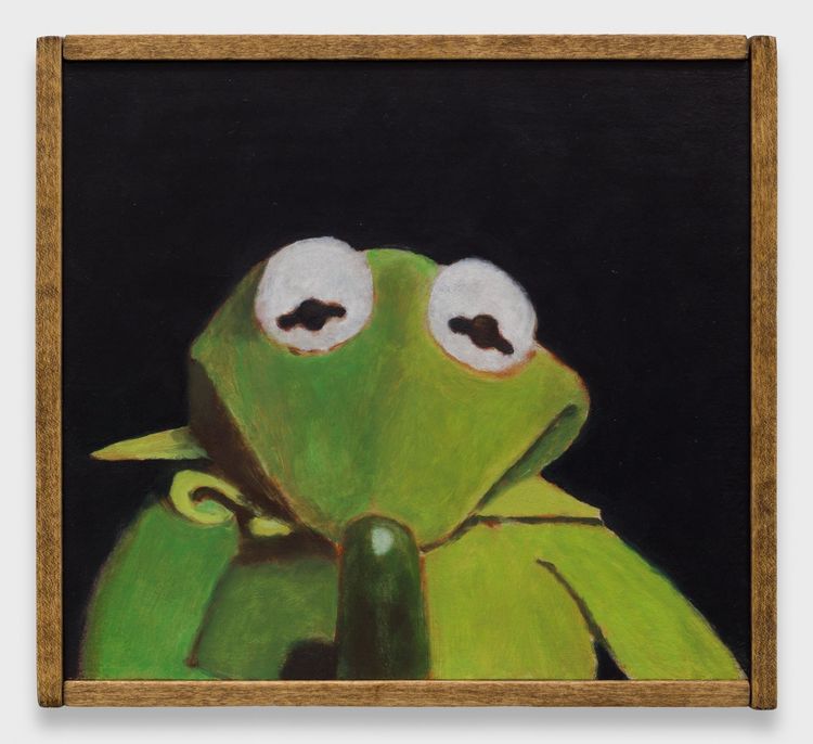 Adam Beris, Solicitor, 2026. Oil on board, artist's frame, 7.88 x 8.75 x 1.5 in (20 x 22.2 x 3.81 cm).