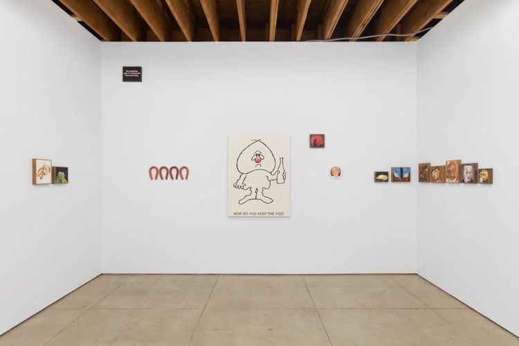 Installation view, Adam Beris: Word is the Fish are Biting like Crazy, OCHI, Los Angeles, 2026.