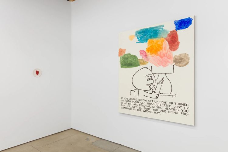 Installation view, Adam Beris: Word is the Fish are Biting like Crazy, OCHI, Los Angeles, 2026.