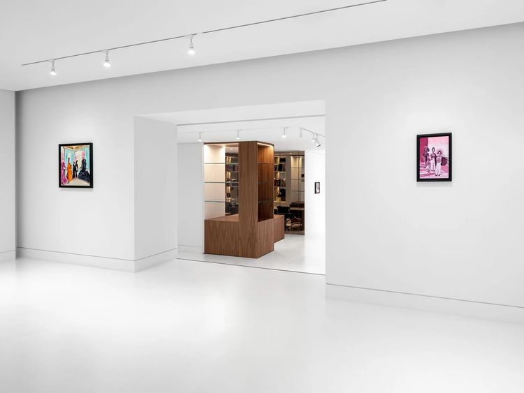 Installation view, Drama Club, Almine Rech, Tribeca