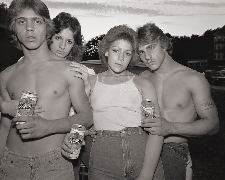 Stephen DiRado, Bell Pond: Butch, Natasha, Krissy and Tony, (Version A), 1983 (printed 2026), archival pigment print