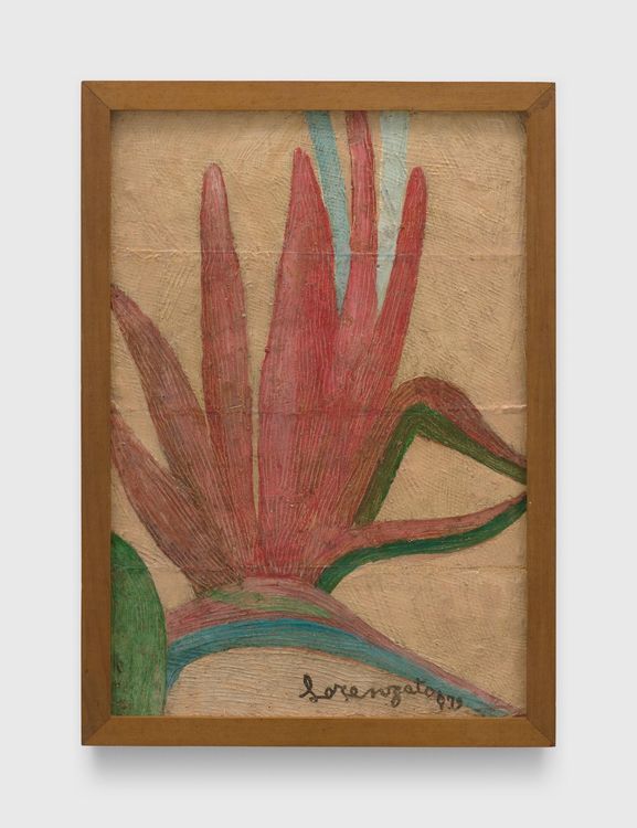 Sem título (Untitled), 1979. Oil on cardboard, 10 1/8 x 7 inches (25.7 x 17.7 cm)