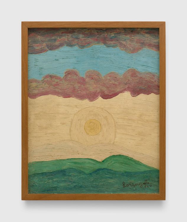 Sem título (Untitled), 1980. Oil on board, 11 3/4 x 9 1/2 inches (30 x 24 cm)