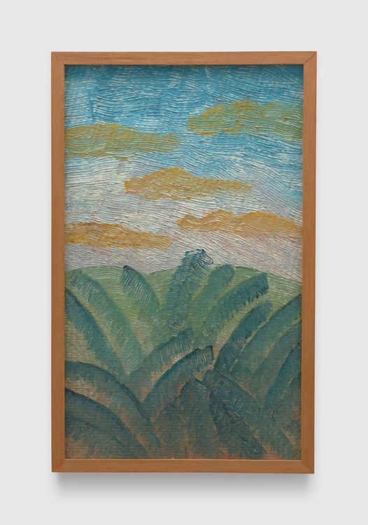 Sem título (Untitled), c. 1970. Oil on cardboard, 12 3/4 x 7 5/8 inches (32.5 x 19.5 cm)