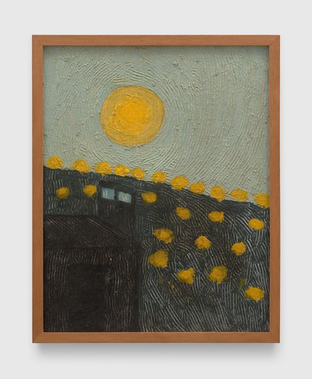 Sem título (Untitled), 1980. Oil on board, 11 3/8 x 9 1/8 inches (29 x 23.2 cm)