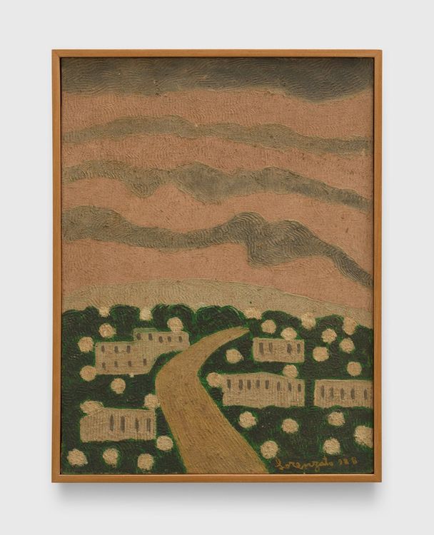 Sem título (Untitled), 1988. Oil on board, 15 3/4 x 11 3/4 inches (40 x 30 cm)