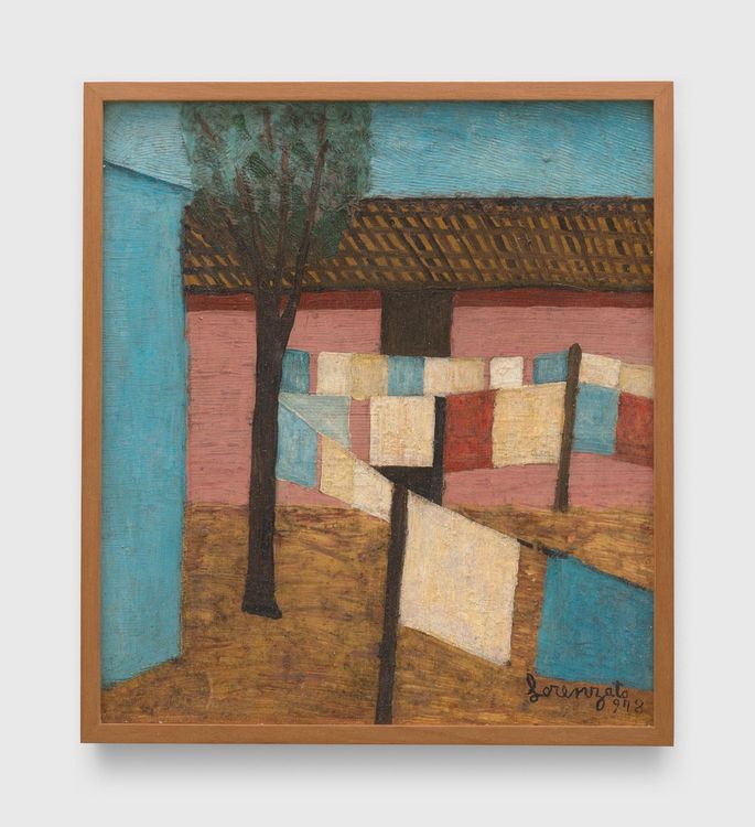 Sem título (Untitled), 1978. Oil on board, 13 x 11 3/4 inches (33 x 30 cm)