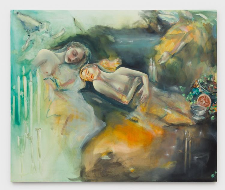 Avery Wheless, can you hear me, 2026. Oil on canvas, 60 x 72 in (152.40 x 182.88 cm). Courtesy OCHI.