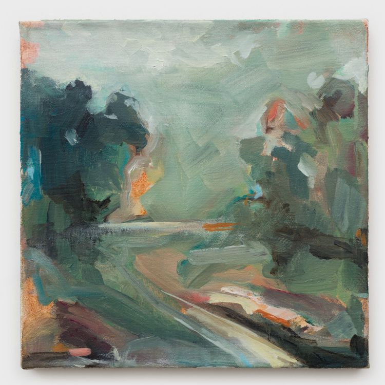 Avery Wheless, come on, 2026. Oil on linen, 12 x 12 in (30.48 x 30.48 cm). Courtesy OCHI.