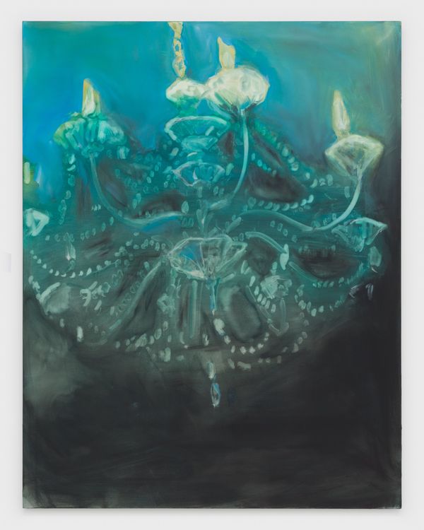 Avery Wheless, fixture, 2026. Oil on canvas, 54 x 42 in (137.16 x 106.68 cm). Courtesy OCHI.