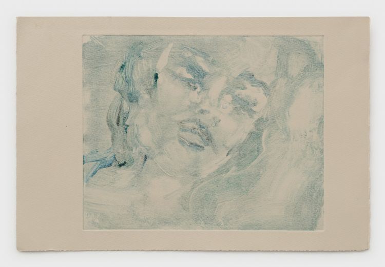 Avery Wheless, rest ghost, 2026. Monoprint on paper, 9.5 x 14 in (24.13 x 35.56 cm). Courtesy OCHI.