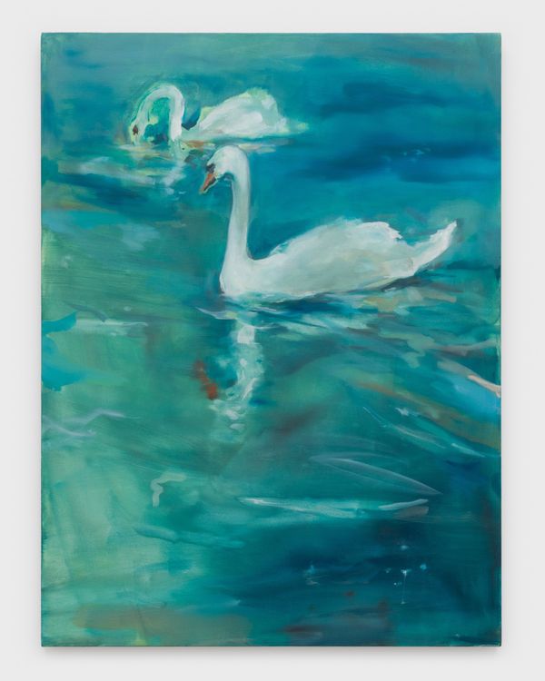 Avery Wheless, should we be together?, 2026. Oil on canvas, 40 x 30 in (101.60 x 76.20 cm). Courtesy OCHI.