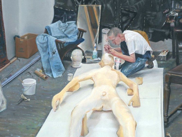 Installation view, Tim Hawkinson, Miles McEnery, 520 W 21st Street