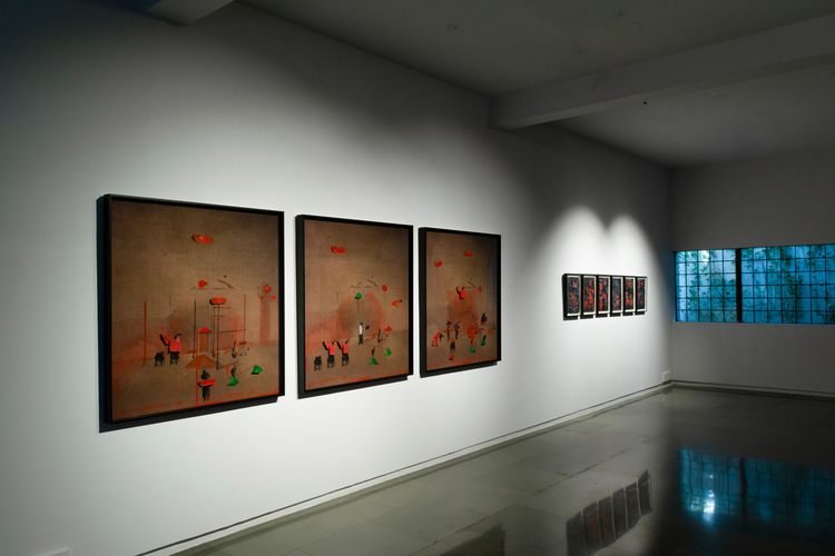 Installation view, Till the mountain becomes the mountain again, Talwar · 2026 (7)