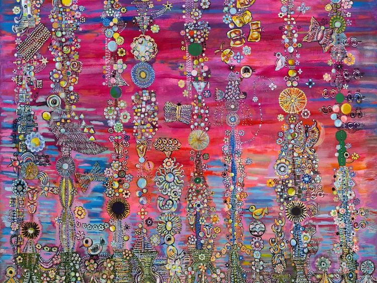 Installation view, Diamond Garden for Cornelia, Harkawik Gallery