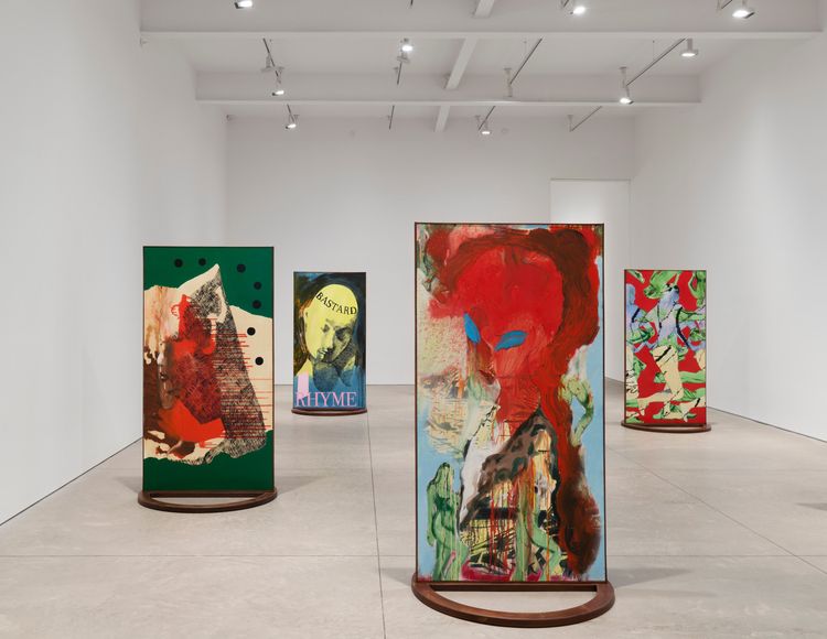 Installation view, Bastard Rhyme, Matthew Brown, NYC · 2025 (1)