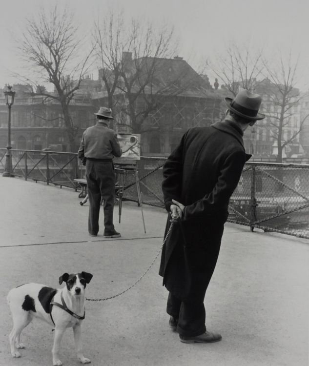 Robert Doisneau, Le Fox-Terrier du Pont des Arts, 1953
