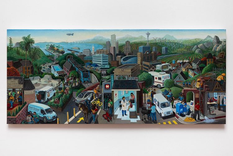 Installation view, Sandow Birk, Track 16, Hollywood · 2026 (16)