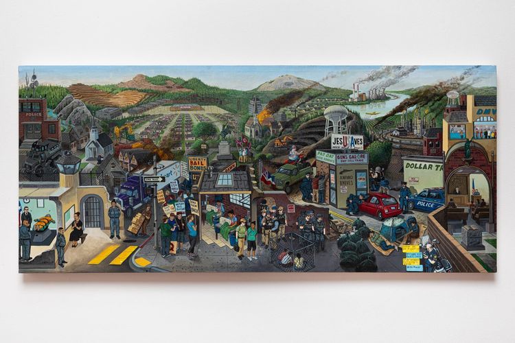 Installation view, Sandow Birk, Track 16, Hollywood · 2026 (18)
