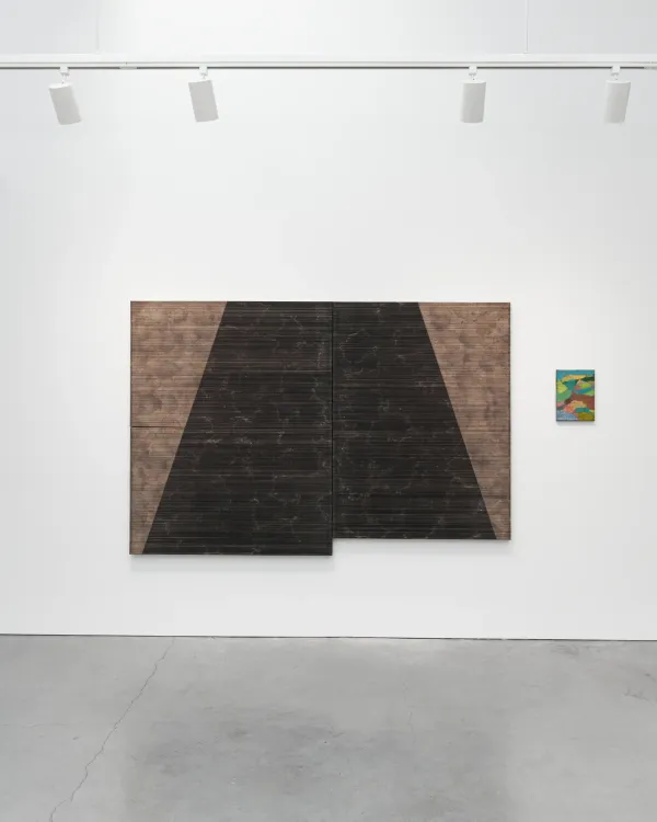 Installation view, Blaise Rosenthal: A Far Country, Municipal Bonds · 2026 (3)